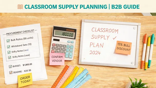 Classroom supply planning article