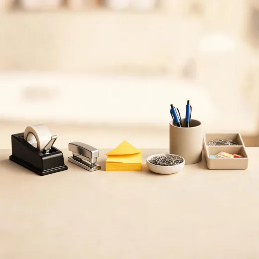 Desk organizers and office essentials