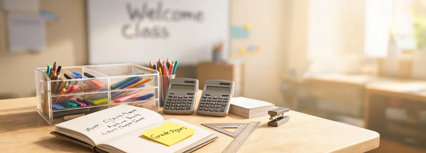Classroom supply program planning background