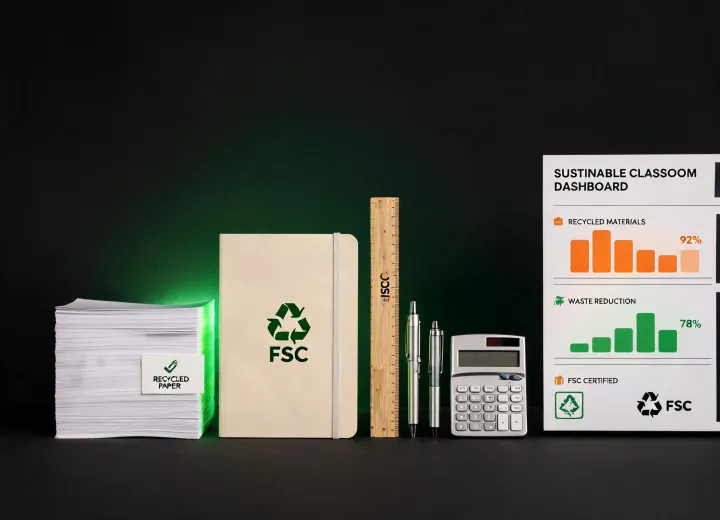 Sustainable classroom supplies dashboard